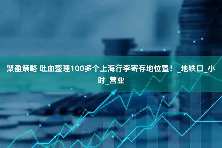 聚盈策略 吐血整理100多个上海行李寄存地位置！_地铁口_小时_营业